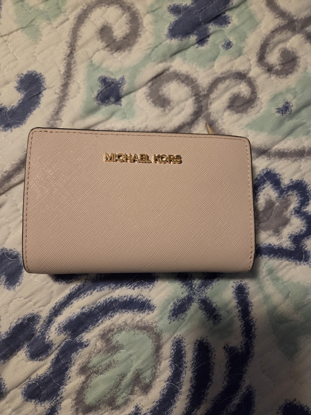 Michael Kors Leather Wallet - Light Pink
